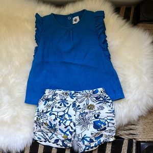 Petit Bateau top and bottom set